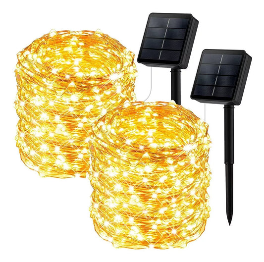 Serie Luces Solares 26 metros 240 Leds 2pack (52 metros)